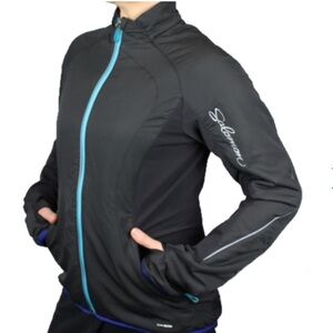 Salomon Clima Wind Women's Black Jacket Outdoor Hiking Ski Small